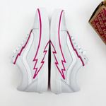 Vans  Old Skool Bolt Pop Pink Glow Lace Up Sneakers Skate Shoes White Pink Photo 7