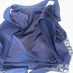 Two Piece Beaded Prom Dress Blue Size 4 Photo 7