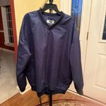 IXSPA NAVY BLUE MEN's GOLF WINDBREAKER JACKET Purple Size XL Photo 0