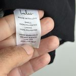 Lulus NWT  Shifting Dears Black Shear Long‎ Sleeve Dress Women's Size 1X Photo 2