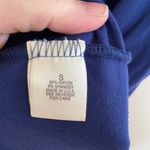 Arden B  Wrap Shirred Bodycon Mini Dress Blue Size Small Photo 4