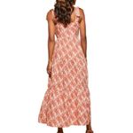 Spartina 449 NEW Linen Baylor Pink House Boho Floral Maxi Dress Size S Photo 3