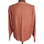 Northern Isles vintage linen ramie open knit chunky sweater in terracotta size M Size M Photo 1