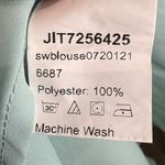 SheIn Mint green long sleeve vneck belted top size 2XL Photo 7