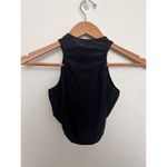 Coperni Rosette Racerback Stretch Jersey Crop Top Black Size XS Sleek Minimal Photo 8