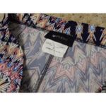 AB Studio NEW  women's small blue/pink/white pull-on pants Photo 2