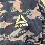 Reebok lightweight blue indigo mesh lined 3/4 elastic waist pullover Jacket Photo 3