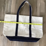 Lands' End Vintage 1980s  Navy Boat And Tote Photo 0