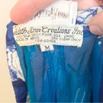 Neiman Marcus Vintage Judith Ann  Beaded and Sequin Silk Tie Waist Blouse Size M Photo 10