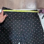 Alexis  WOMENS XS Black Wide-Leg Pants with Red and White Dots Photo 4