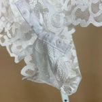 NEW OH LA LA CHERI 1X 2X LINGERIE JEANA WHITE LACE TEDDY SUIT DEEP V Photo 6