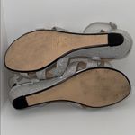 Benjamin Walk Touch Ups Women's Lena Wedge Sandal Silver Women’s 8 Wide 8W Photo 7