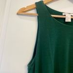 H&M  Basic Women’s Hunter Green  T-shirt Tank  Top With Pockets Size Small (165) Photo 4