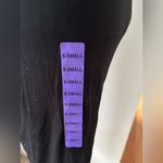 matty m  Black Pull On Stretchy Straight Pencil Midi Skirt Size XS NWOT Photo 3