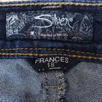 Silver Jeans  Co. Women’s Frances 18” Straight Leg Dark Wash Denim Jeans Photo 9