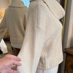 Pilcro  Soft Cream Turtleneck Sweater Photo 5