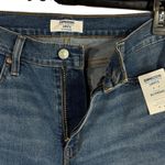 Denizen from Levi's Denizen Levi's SZ 8 Vintage Boyfriend Jeans Distressed Mid-Rise Cuffed Stretch Photo 4