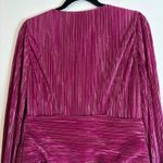 Lilly Pulitzer Jessamie Long Sleeve Foil Printed Crinkle Woven Dress Sz 8 Photo 7