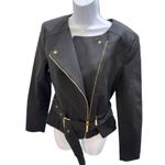 Michael Kors  Womens Black Cotton/Spandex Blazer Size 12 SKU 7023 Photo 1