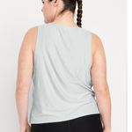Old Navy  Active Cloudmotion Tank Top Light Grey “Cloud Cover” 4X NWT Photo 1