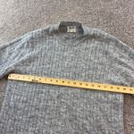 VTG Society Knit Cable Knit Crew Neck Sweater Pullover Acrylic Gray Womens Size M Photo 4