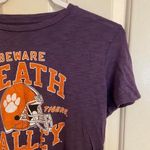 Clemson Purple Shirt Size M Photo 2