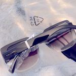 Tahari Black Cat Eye Geometric Sunglasses Photo 7