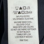 Tommy Bahama  Golf Women's Size S 1/4 Zip Short Sleeve Top Navy Blue/Pink‎ Floral Photo 4