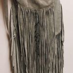 Earthbound Green Velvet Fringe Purse  Photo 0