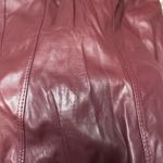 Timing  Maroon Satin Bodysuit Photo 2
