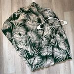Mikoh  Hamptons Dress palm leaf print maxi womens Green (large) beach vacation Photo 0