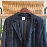 CAbi #5293 Black Eyelet Flamingo Blazer Jacket, 6 Photo 1