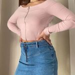 Forever 21 pink zip up long sleeve Photo 1