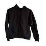 Lululemon Refined Rain Hooded Jacket Black Size 8 Photo 4