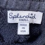 Splendid  Embroidered Sweat Shorts Photo 3