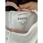 SNDYS X Revolve Mira Mini Dress Size XS White Photo 5
