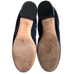 Tory Burch EUC  Leather Low Heels Blue Size 6 1/2 Photo 7