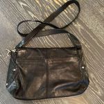 B Makowsky B. Makowsky Women's Black Leather Studded Crossbody Shoulder Bag Photo 4