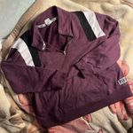 Victoria secret pink LG burgundy collar pullover sweater Photo 0