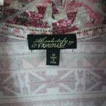 Absolutely Famous  Women’s Cowl Neck Multicolor Aztec Print Assymetrical Hem Top Photo 4