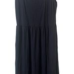 Garnet Hill  Classic Dark Gray Casual Tank Midi Dress‎ Size Medium Photo 0