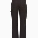 Wilfred  Free x Aritzia Brennan Knee Patch Utility High Rise Pants Womens 6 Black Photo 6
