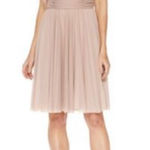 Jessica Howard  Lace Chiffon Midi Dress Beige Neutral Photo 0