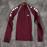 Victoria's Secret Victoria secret ultimate half zip maroon athletic running jacket women's large Photo 0