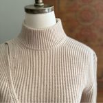 ASTR the Label Cream Knit Sora Wrap Mockneck Sweater Shirt Photo 9