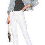 MOTHER Stunner Two Step Fray in Glass Slipper Size 26 White Photo 0