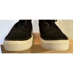 Toms  Women’s Riley Black Suede Leather Mid Top Sneakers Lace Up Size 9.5 NWT Photo 9