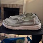 Hey Dude  Wendy Slub Canvas Chambray Light Grey Women’s Size 6 Photo 6