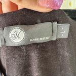 M Made In Italy Silk Blend Flowy Sheer Floral Lined Sleeveless Tank Top Blouse L Black Size L Photo 3