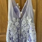 Purple Floral Homecoming Dress Size M Photo 1
